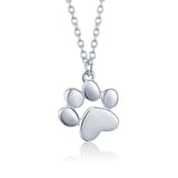 Silver Cute Animal Footprints