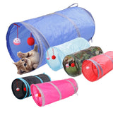 Cat Tunnel 2 Holes Play Tubes Balls Collapsible