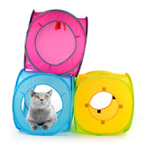 Cat Tunnel 2 Holes Play Tubes Balls Collapsible