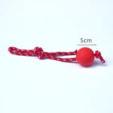 Dog Toys Rubber Chew Ball Cleaning Teeth Safe