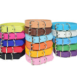 Solid Soft Colorful Pet Dog Collar